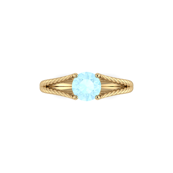 Aqua Embrace Ring
