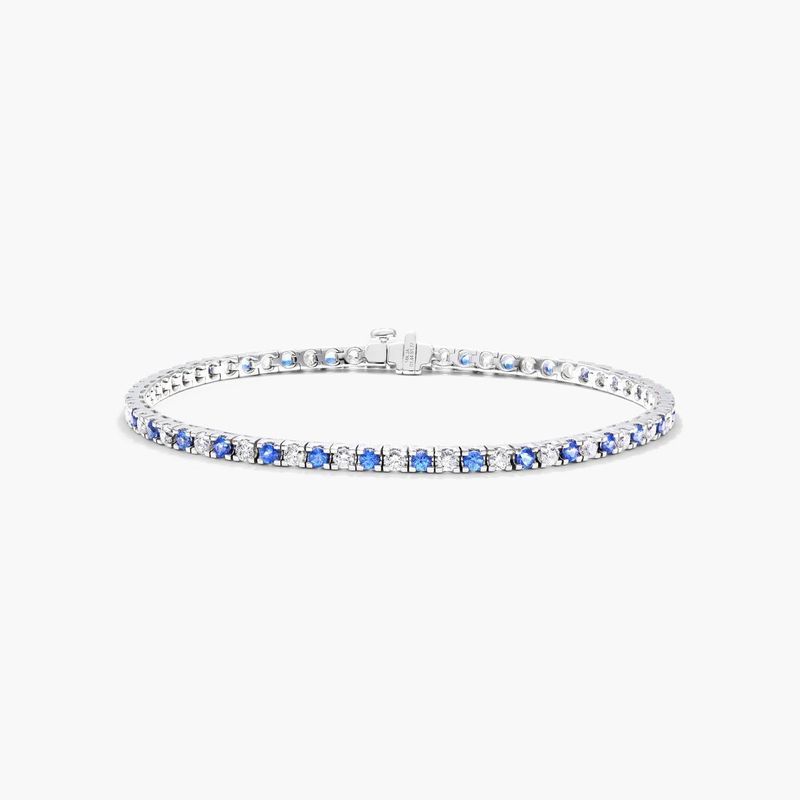 14K Rose Gold Snake Motif Diamond and Ruby Bracelet