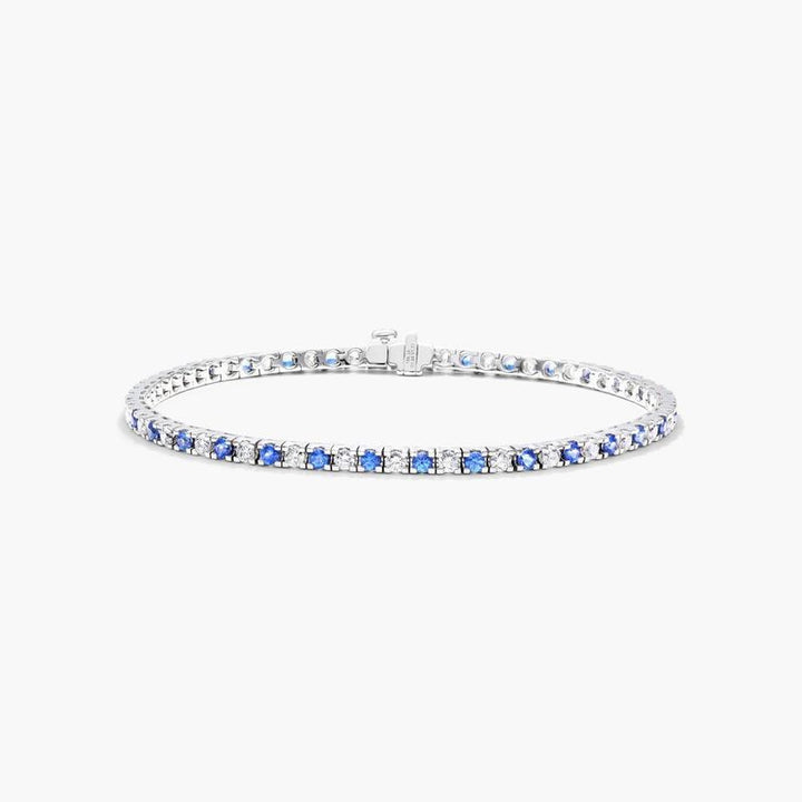 14K Rose Gold Snake Motif Diamond and Ruby Bracelet