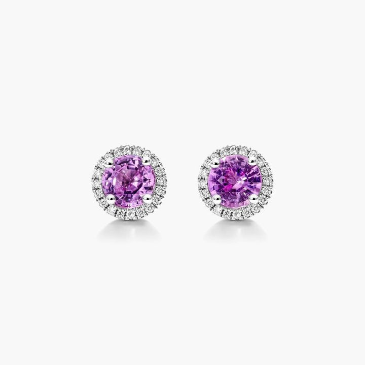 14K White Gold Cultured Akoya Pearl and Sapphire Drop Earrings (9.5 mm)