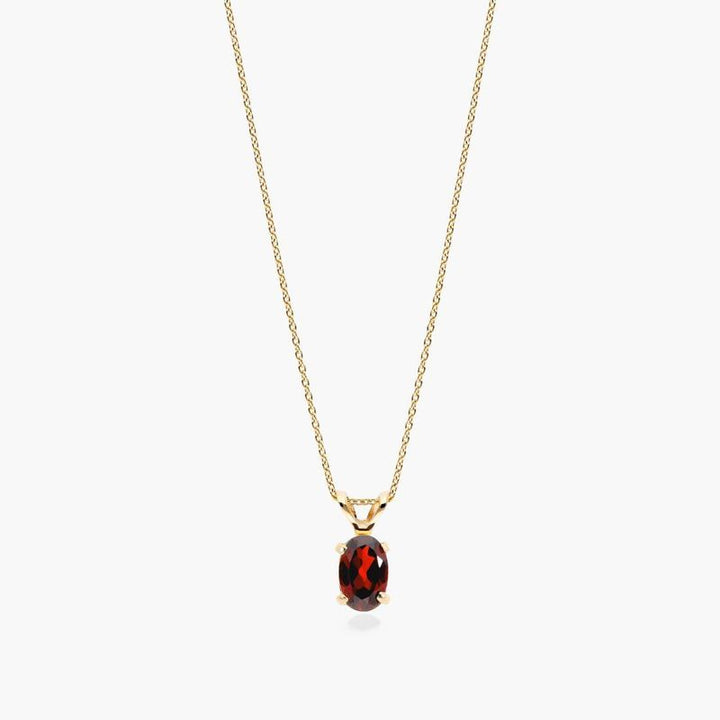 14K Rose Gold Hamsa Ruby and Diamond Necklace