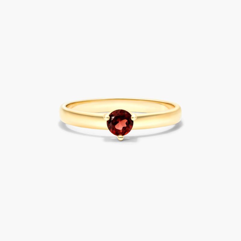 14K Yellow Gold Round Brilliant Diamond and Marquise Sapphire Wedding Ring