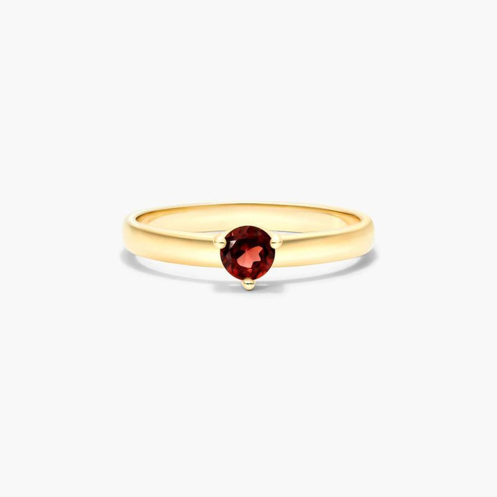 14K Yellow Gold Round Brilliant Diamond and Marquise Sapphire Wedding Ring