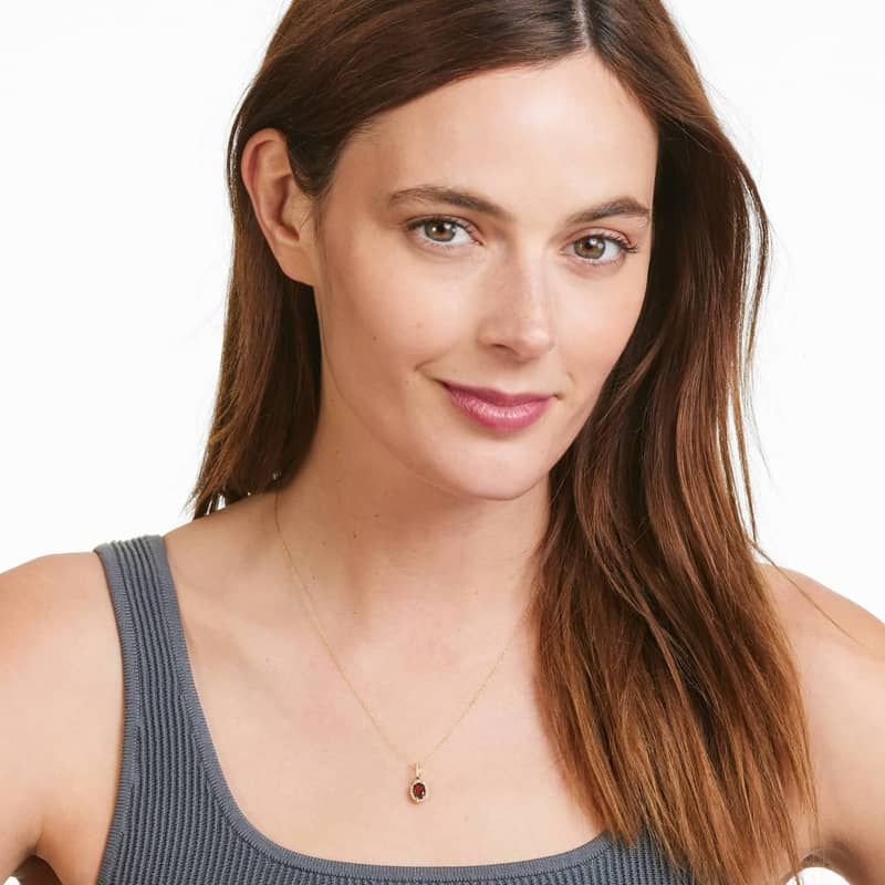 14K White Gold Sapphire, Blue Zircon and Diamond Cluster Necklace